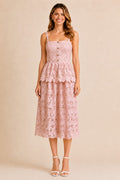 Rosa nude peplum