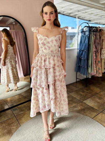 Ivory Rosa floral