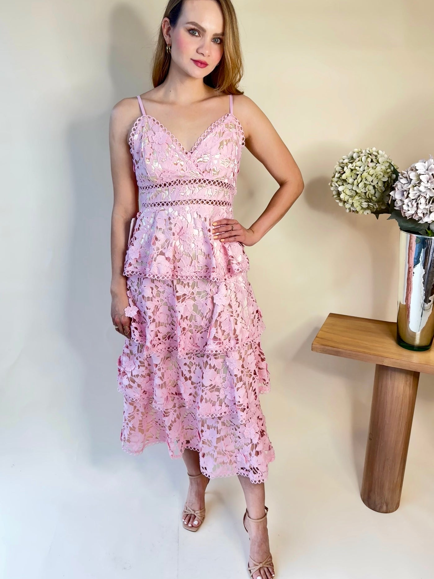 Blush encaje 3D