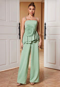 Set pantalón y blusa verde