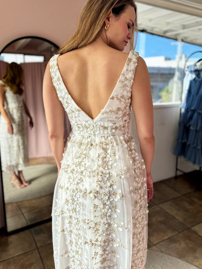 Vestido Blossom blanco