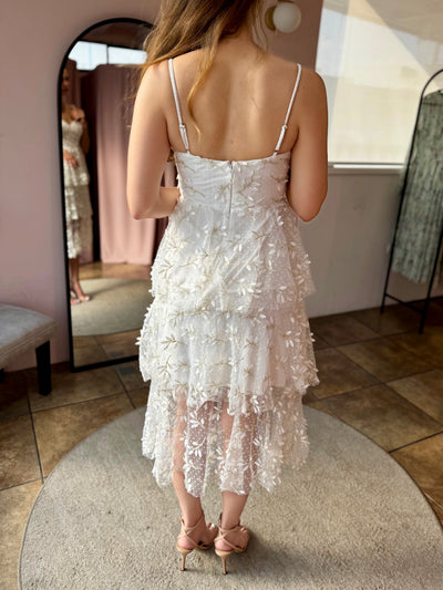 Bustier capas tul detalles 3D