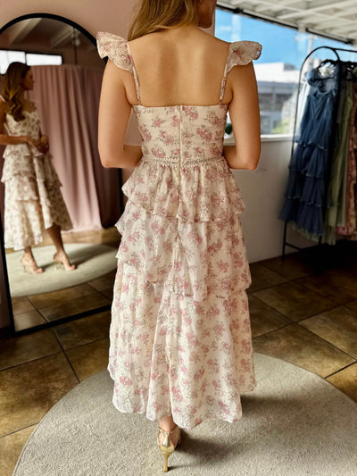 Ivory Rosa floral