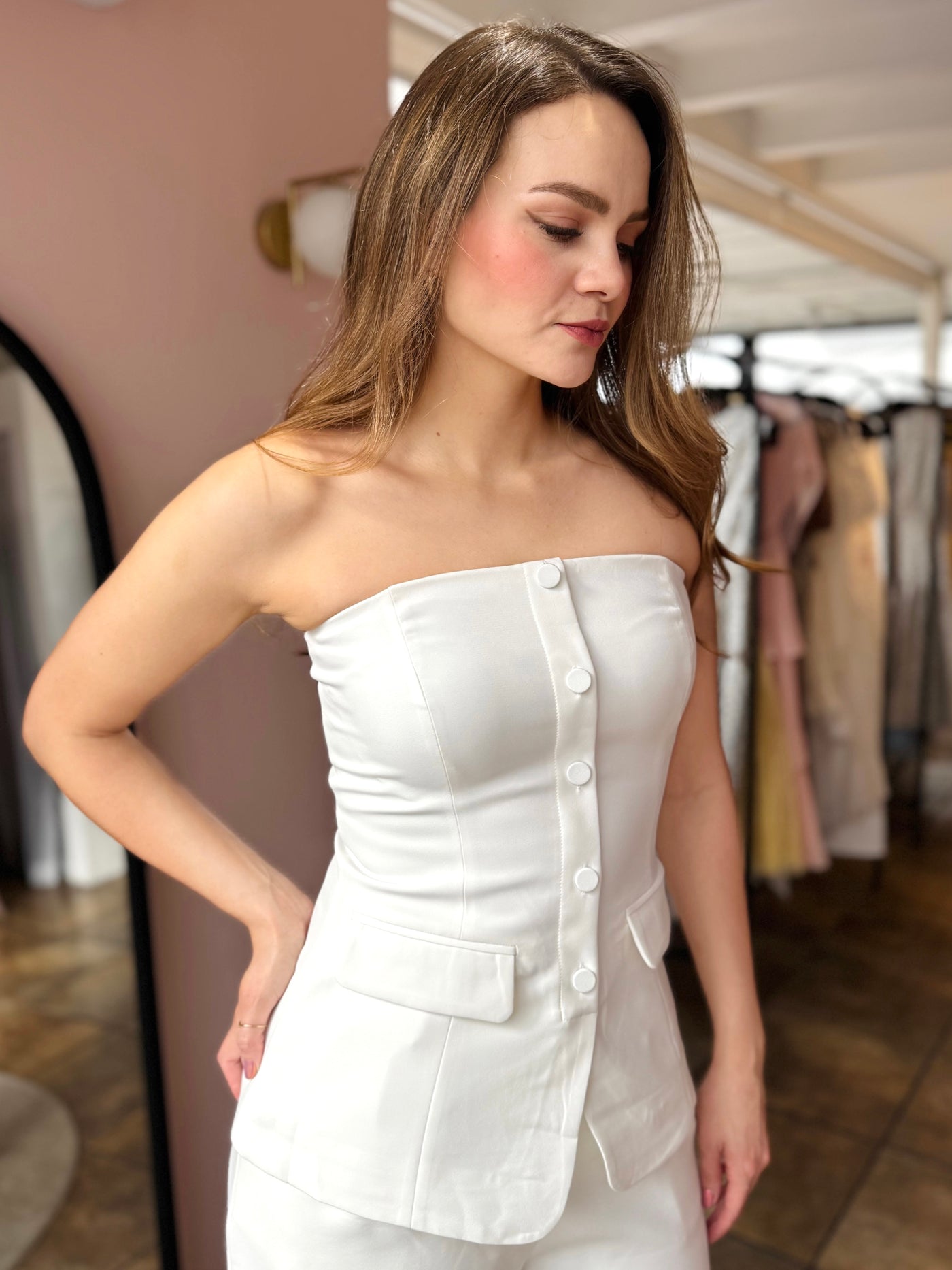 Set blanco straple