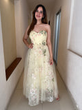 Vestido yellow floral