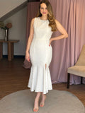 Vestido sirena midi