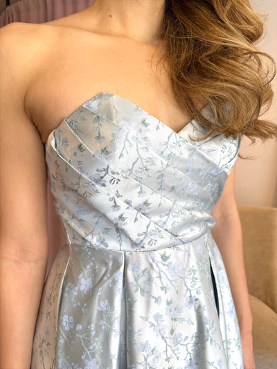 Straple azul jacquard