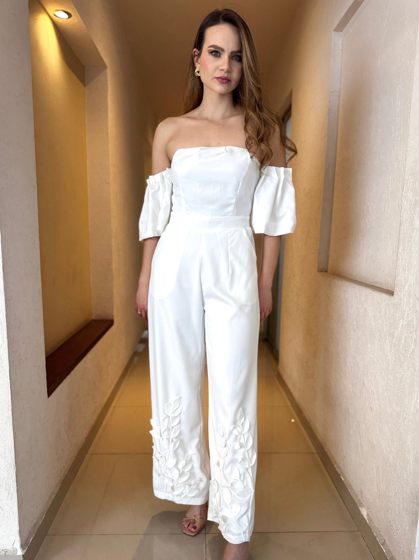Jumpsuit detalle hojas