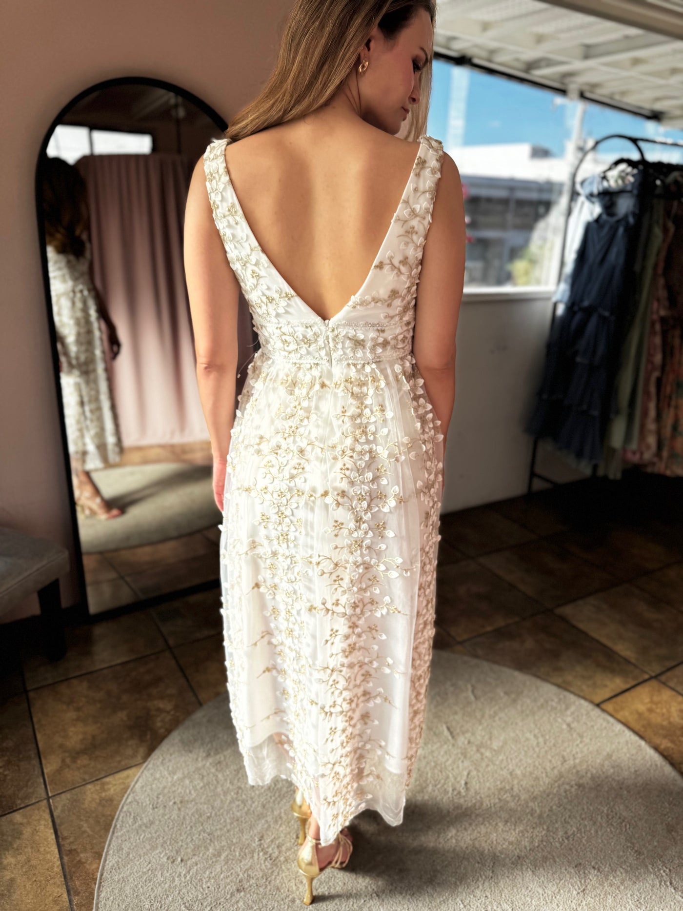 Vestido Blossom blanco