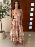 Vestido floral print