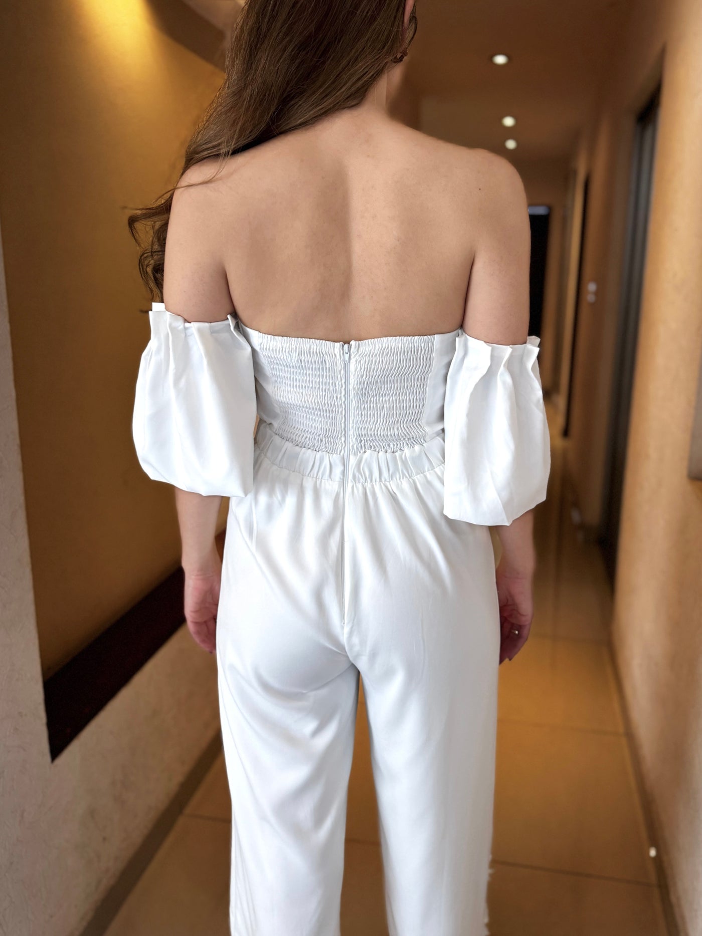 Jumpsuit detalle hojas