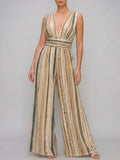 Jumpsuit mesh líneas